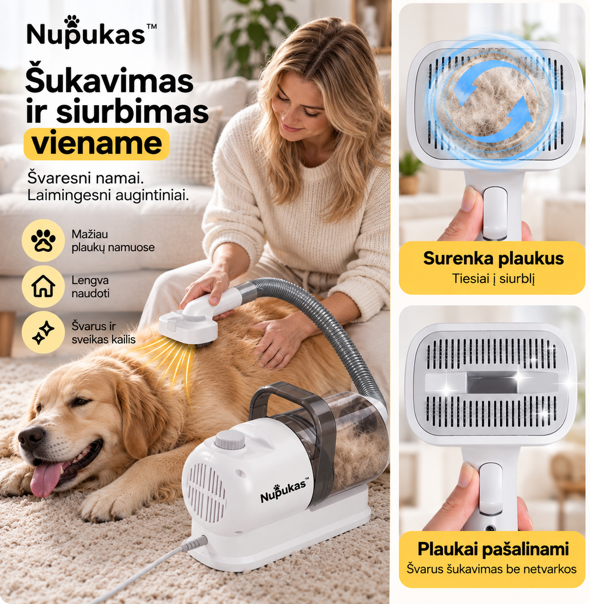Nupukas™ FurGroom Pro