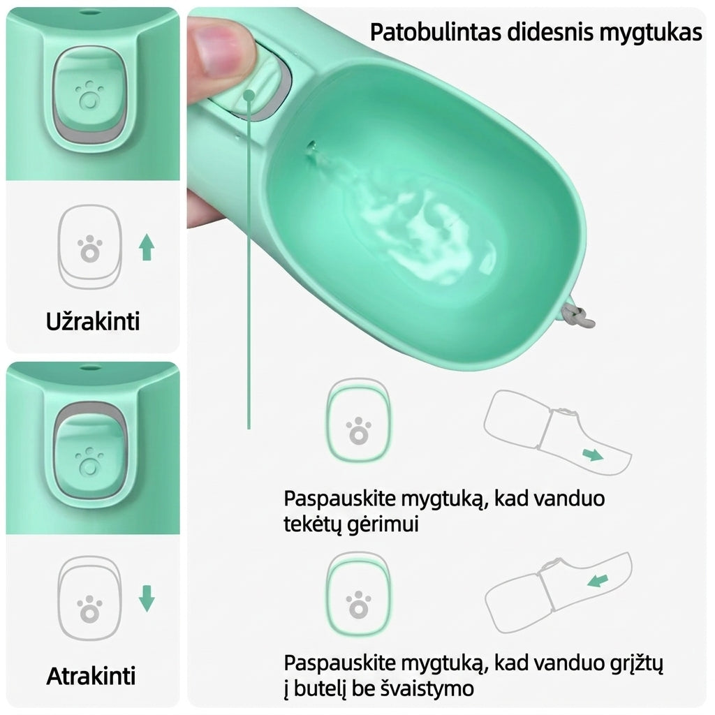 Nupukas™ AquaPaw Gertuvė