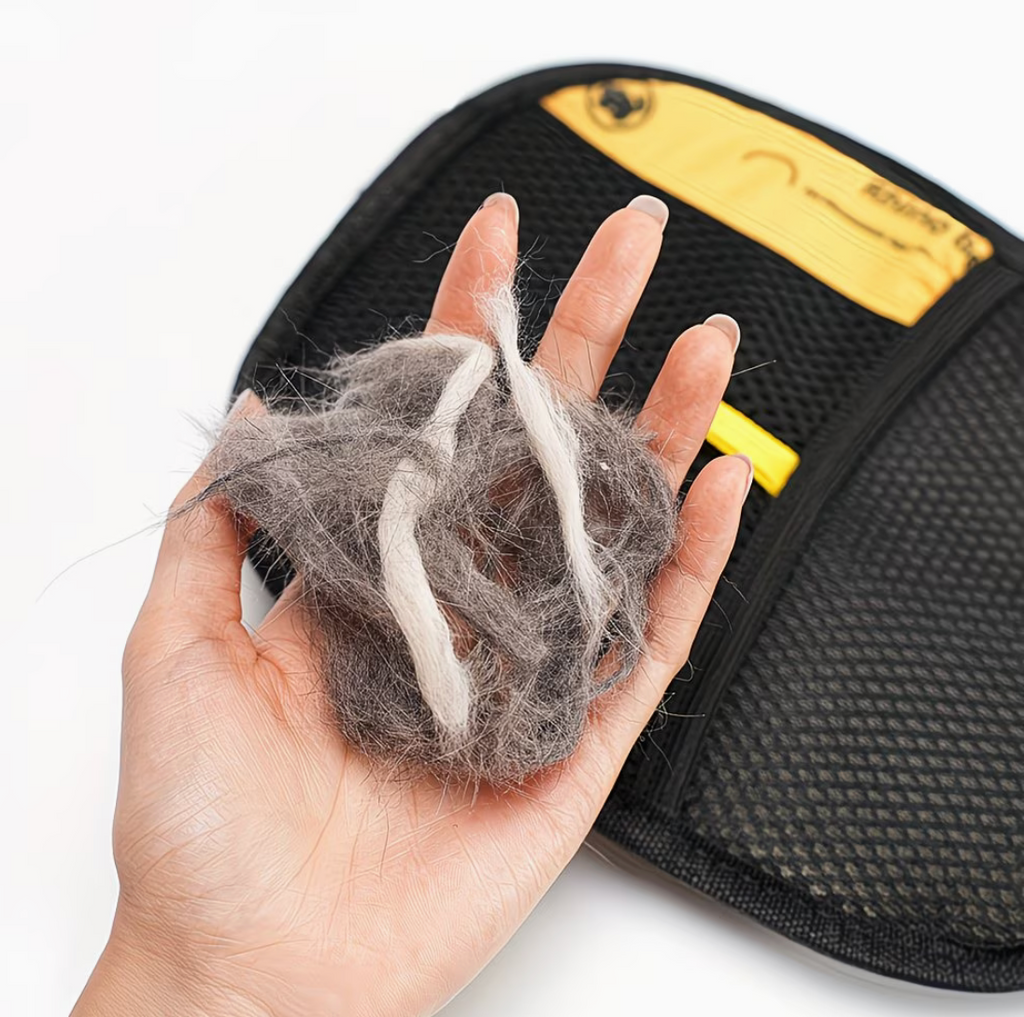 Kokybiška, daugakrtinė - pūkų surinkimo pirštinė